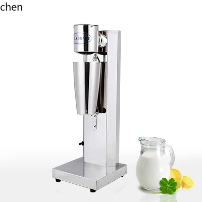 ZML stainless steel single head machine milk tea shop commercial double head milk tea machine cooking milk foam mixer