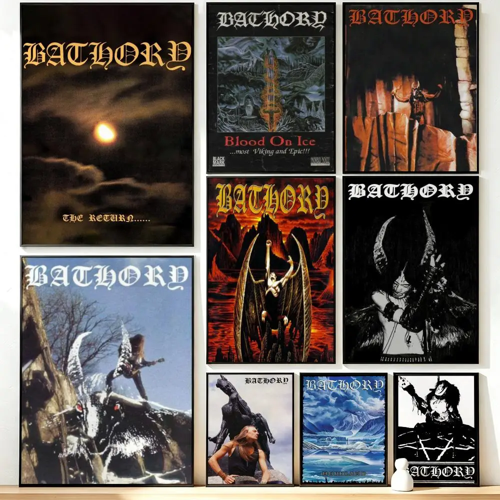 Modern Aesthetic Wall Art Poster band Bathory Poster for Office Home Decor Interior Large Wall Picture Print