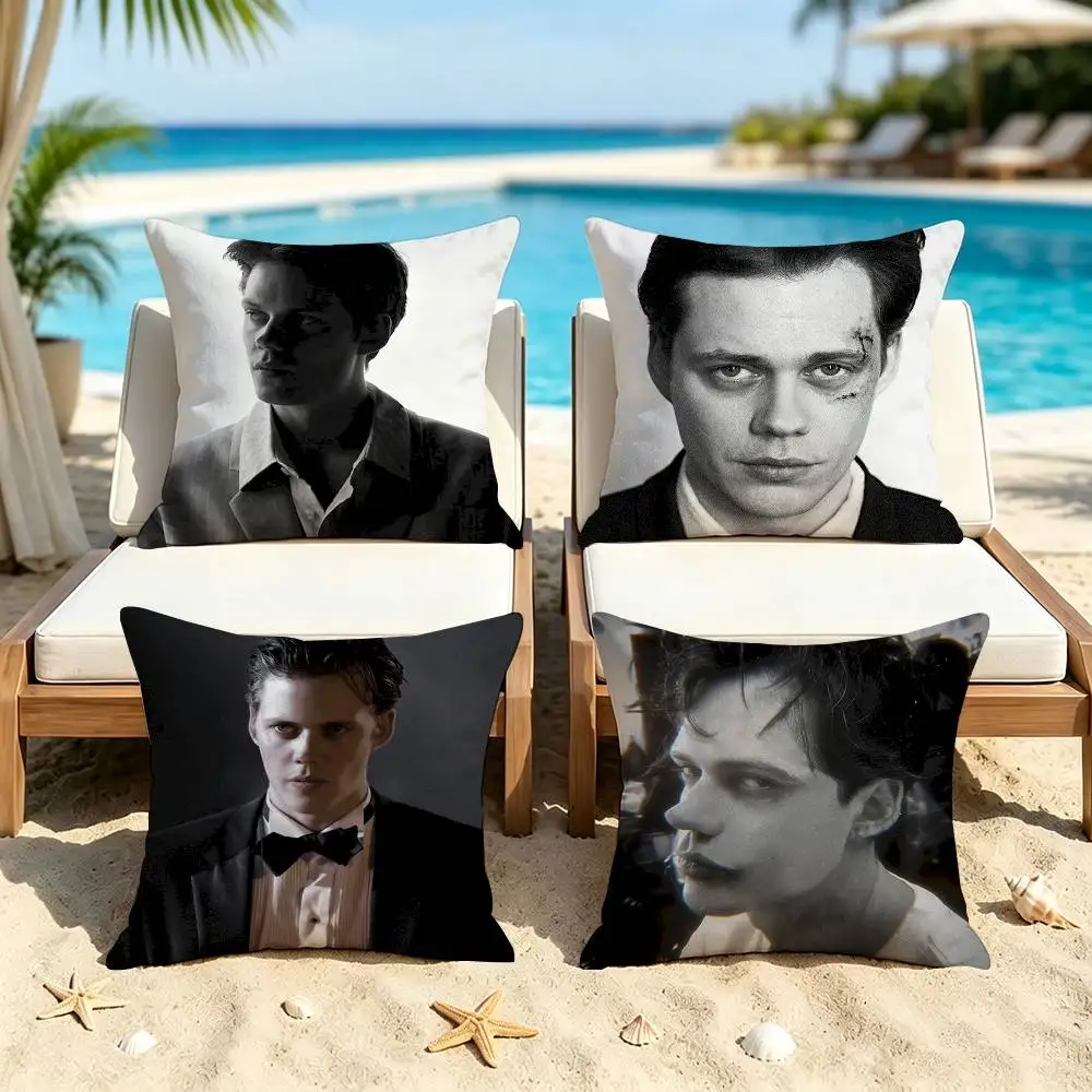 B-Bill Actor S-Skarsgard Double-Sided Printed Cushion Cover Bedroom Bedside Sofa Pillow Case