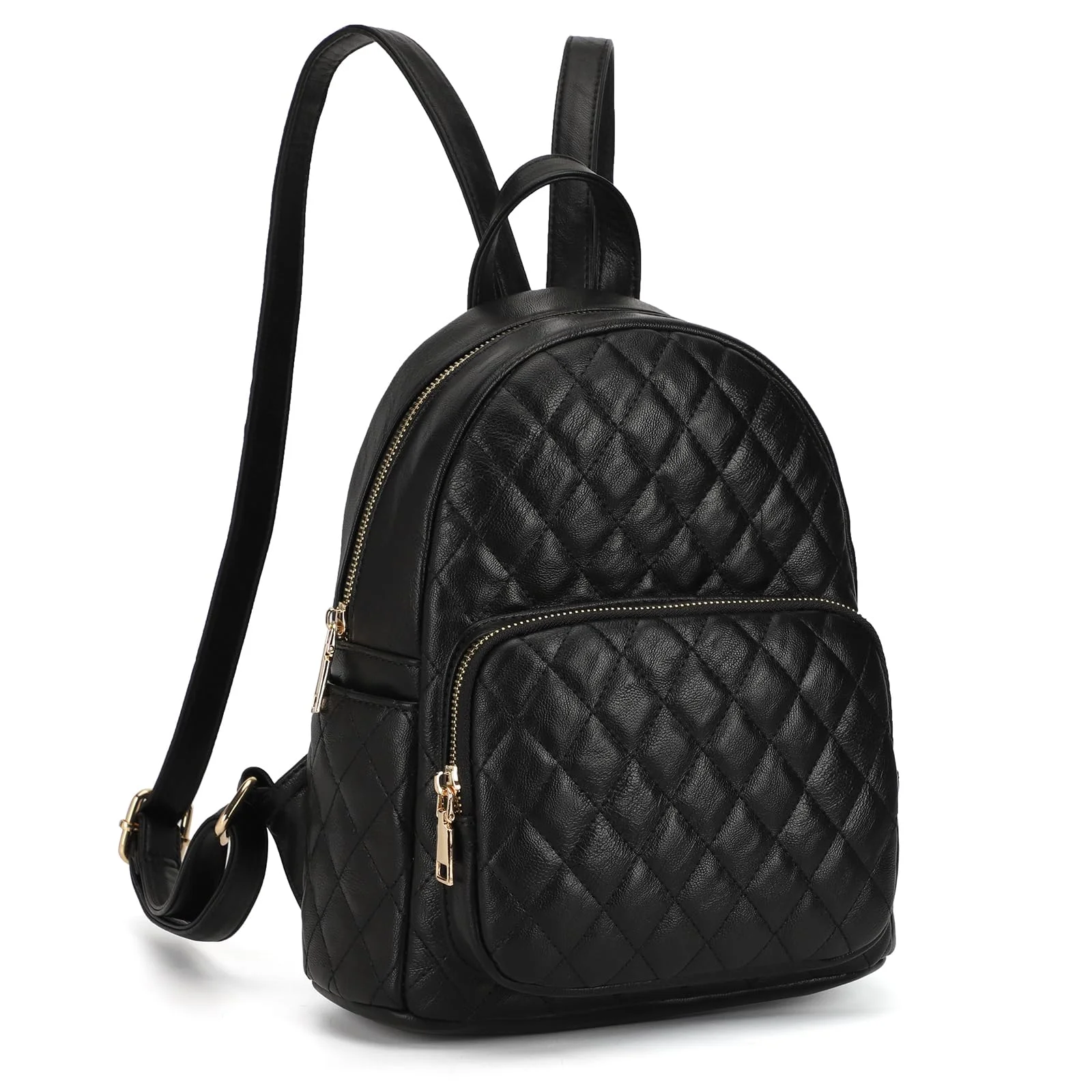 

Mini Backpack Women's Shoulder Bags Quilted PU Leather Bag for Girl Fashion Small School Bags Casual Rucksack