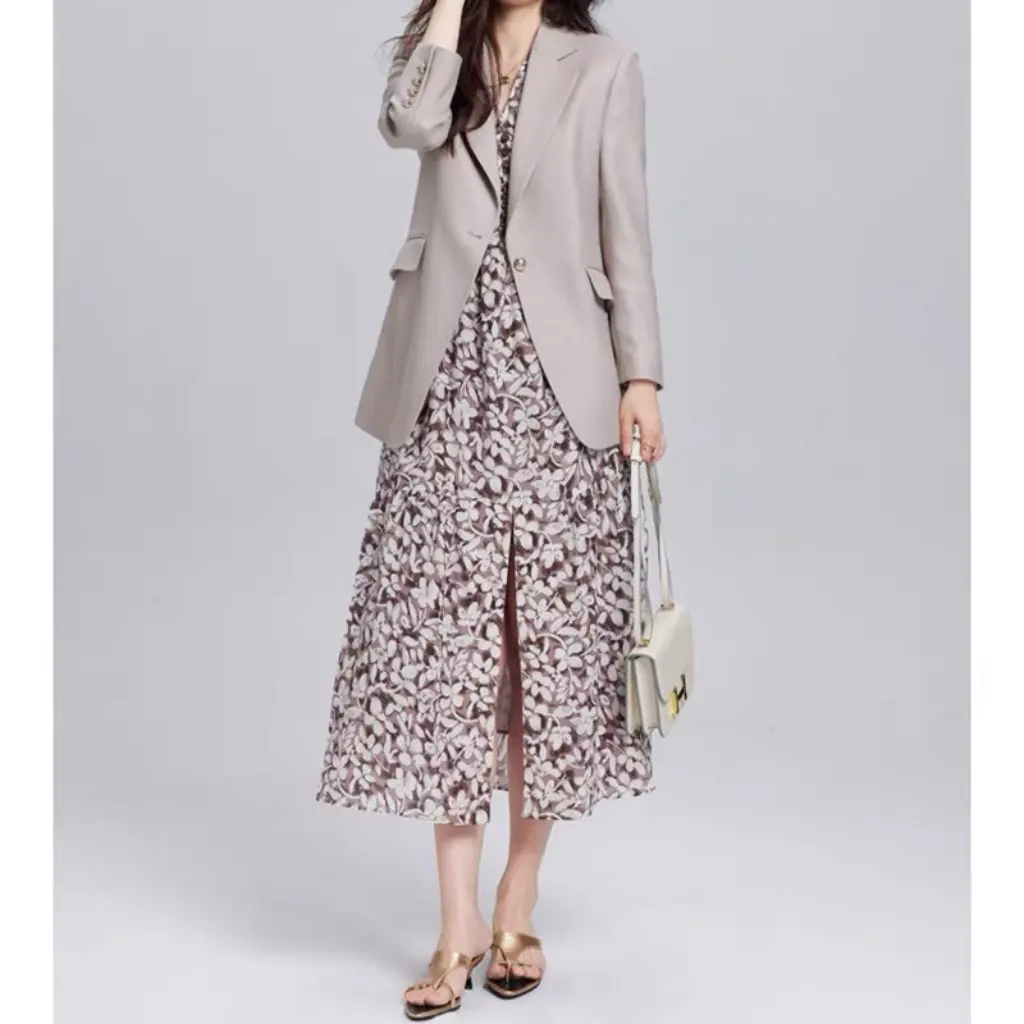 

High J-Sense Women's Professional Suit Casual Wool Outwear for Autumn Spring New Wholesale Spot Manufacturer