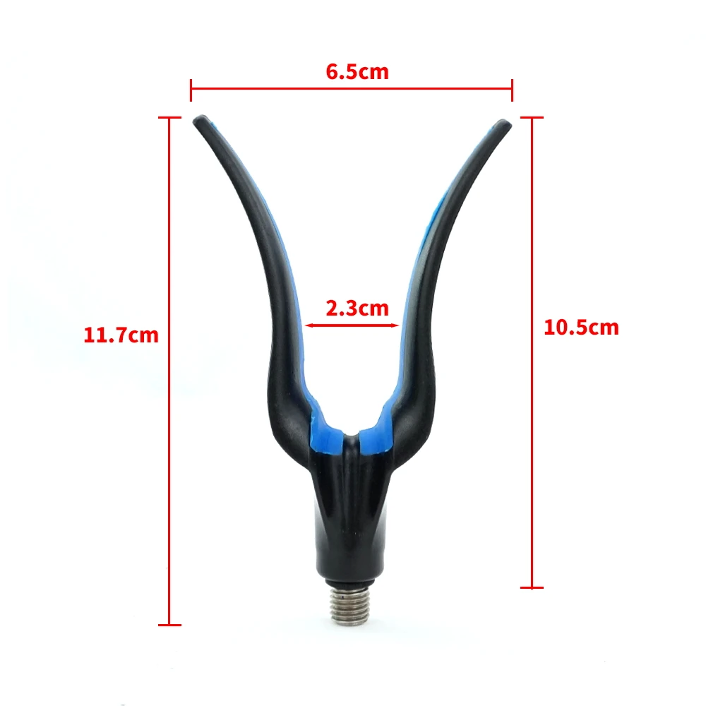 Hirisi Carp Fishing Rod Rest Head Plastic Gripper for Buzz Bar and Fishing Alarm Fishing Rod Holder Fishing Accessories AC402