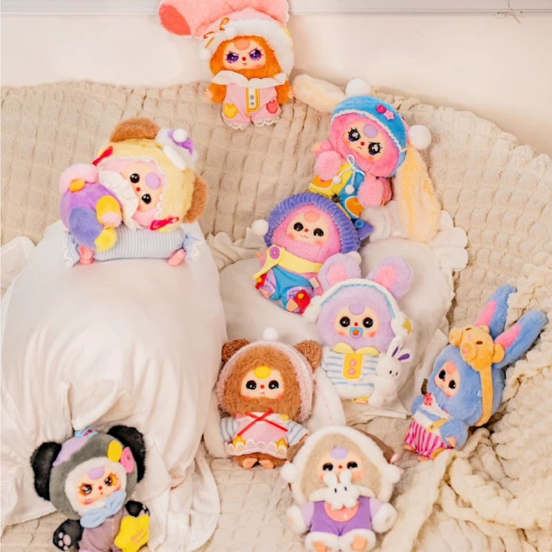 กล่องสุ่มตุ๊กตาไวนิล New Baby Three 100%Sweet Dream Series น่ารัก กล่องปริศนา ของเล่น ตุ๊กตา พวงกุญแจ ของขวัญ