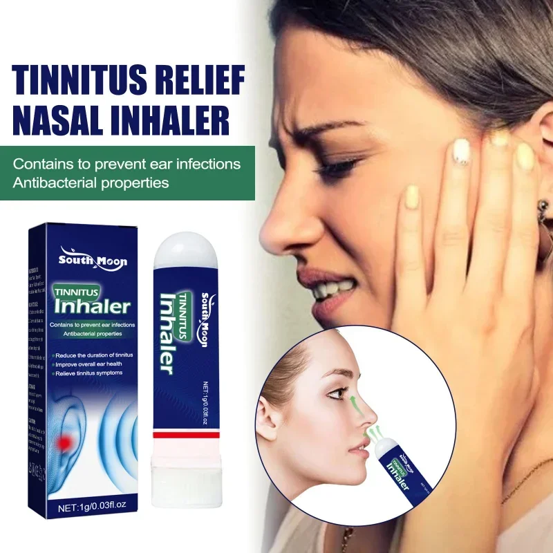 

Tinnitus relieve Deafness Earache ear Ringing itching discomfort soothing care Treatment Ear Hard Hearing Oil nasal inhalation