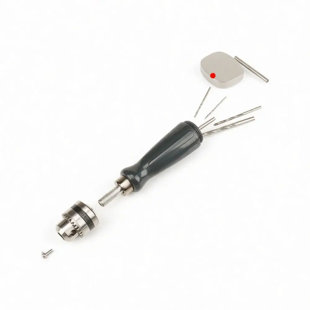 Mini Manual Hand Drill Pin Vise For Jewelry Craft Woodworking Precision Boring Device Accurate Hole Drilling Tool Kit