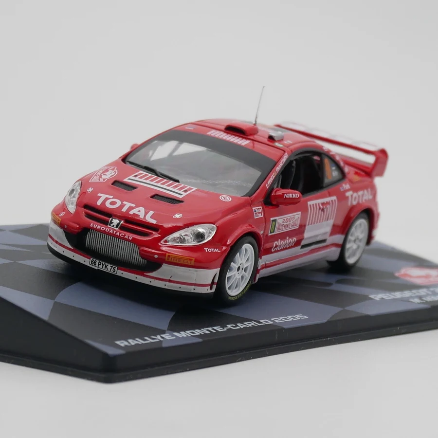 

Diecast IXO 1:43 Scale Peugeot 307 WRC 2005 Rally Car Alloy Car Model Collectible Toy Gift Souvenir Display Ornament