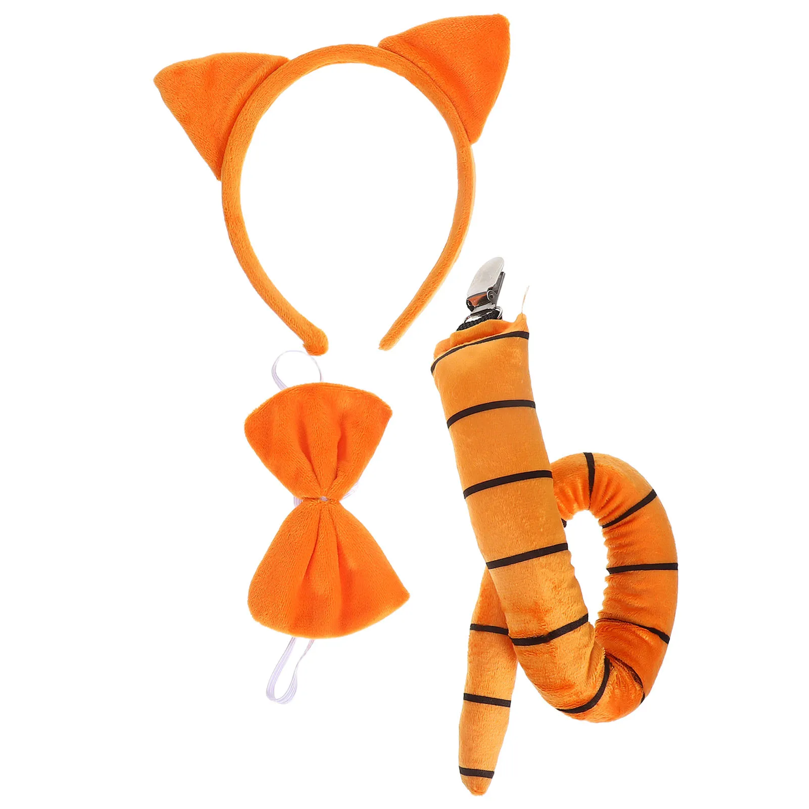 Costume de chat pour filles, oreilles d'animaux et accessoires de queue, coiffure, bandeau, oreilles, Costume pour filles, Cosplay