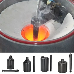 Induction Smelting  Crucible with Stopper for Metal Casting Jewelry Foundry Machine Accessories