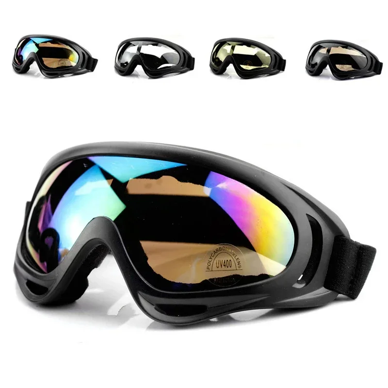 Dirt Bike Goggles Helmets Motosiklet Outdoor Cycling Glasses Moto Skiing Windproof Sandproof UV Protection Sunglasses