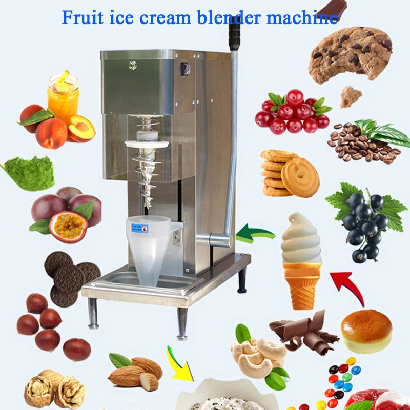 Speed Adjust Flurry Ice Cream Blender Machine DIY Kinds of Flurry Ice Cream Mixer Machine Milk Shake Mixer Machine 110-220V