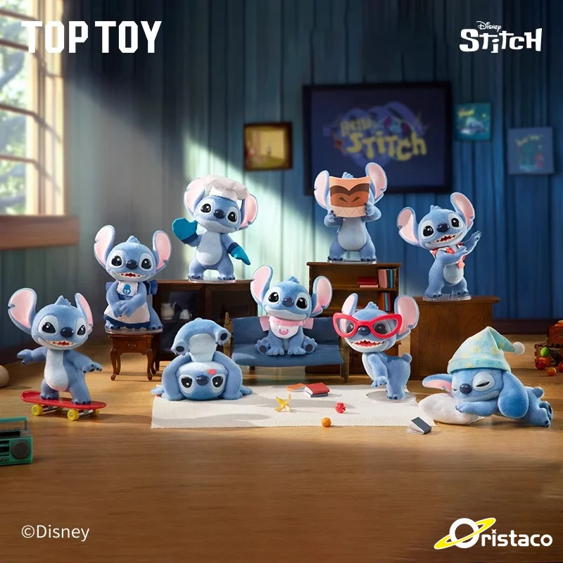 

Genuine Stitch Mystery Box Wholesale Toptoy Blind Box Hello Stitch Series Kawaii Figures Ornament Birthday Gift For Kids Toy