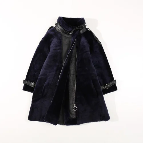 

Fur 2023 Real Coat Women Fashion Sheep Shearling Winter Jacket Wool Fur Coats and Jackets Women Luxury Clothes