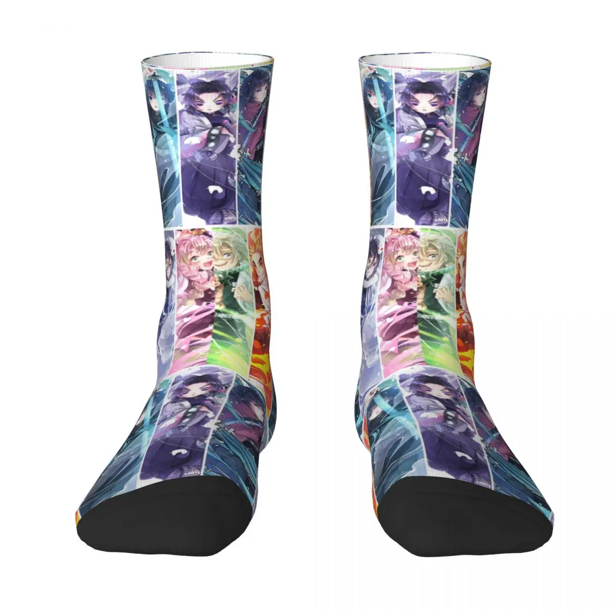 Kimetsu No Yaiba Demon Slayer Men Women Socks Windproof Beautiful Spring, Summer, Autumn, and Winter Dressing Gifts