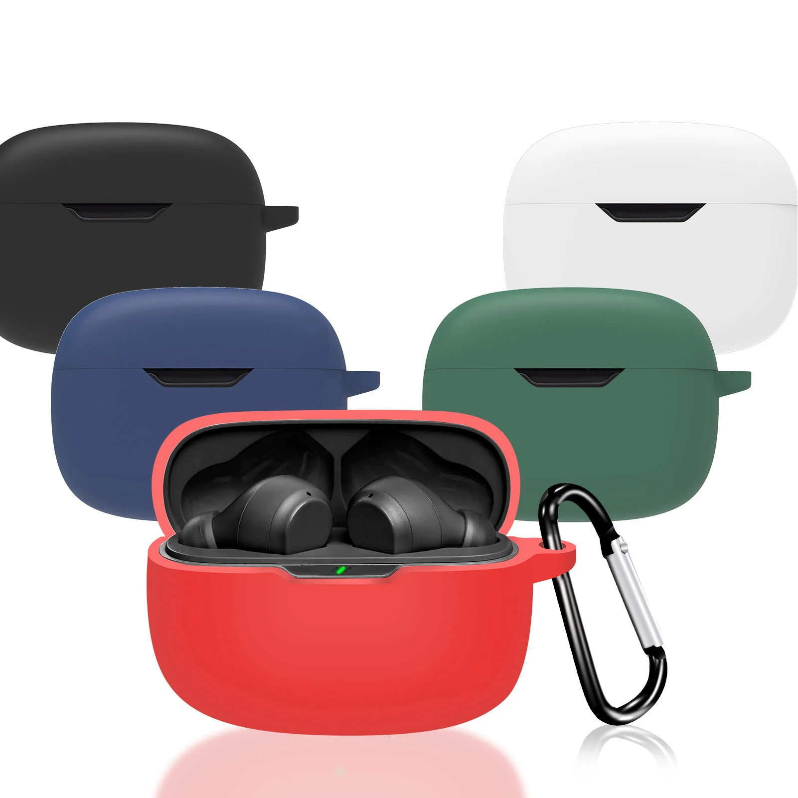 For JBL Wave Beam Earphone Protective Case Touch Screen Earphones Silicone Silicone Cover Shell Explosive Earphone