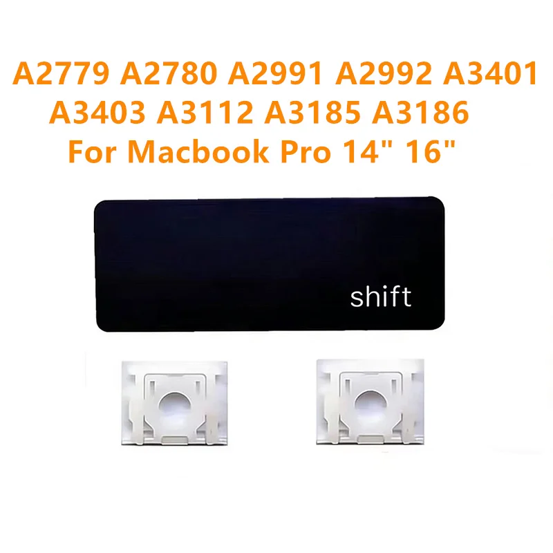 Replacement Individual Right Shift Key Cap and Hinges for MacBook Pro A2779 A2780 A2991 A2992 A3401 A3403 A3112 A3185 A3186