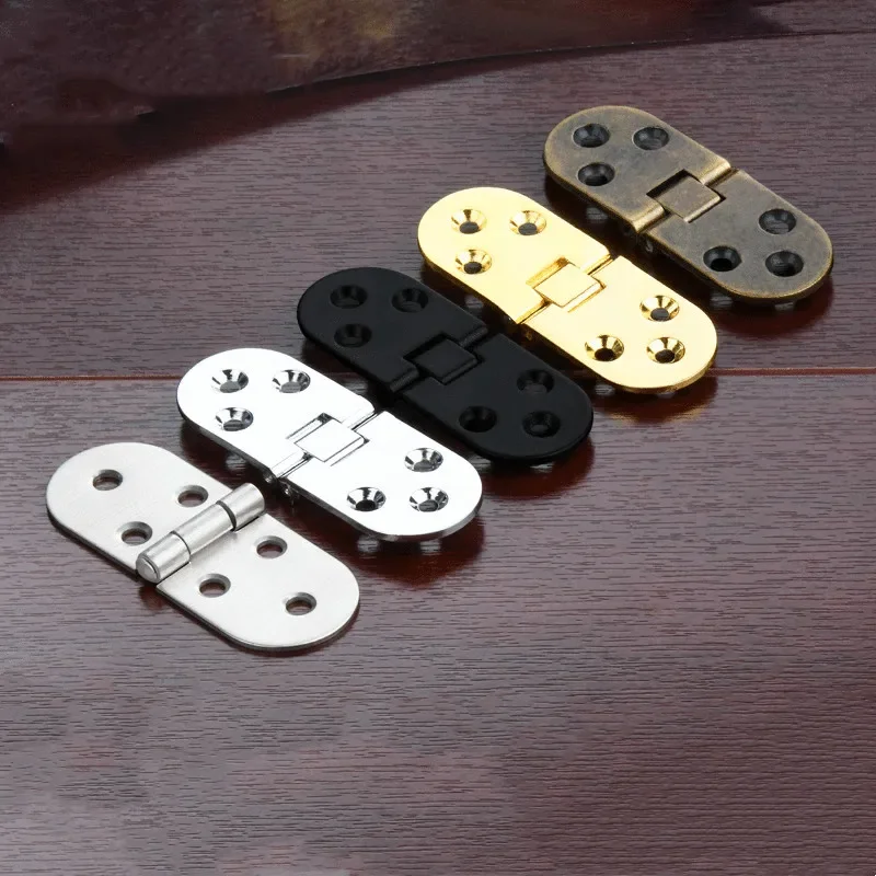 2pcs Zinc Alloy Mounted Folding Hinges Self Supporting Foldable Table Cabinet Door Hinge  Furniture Hardware