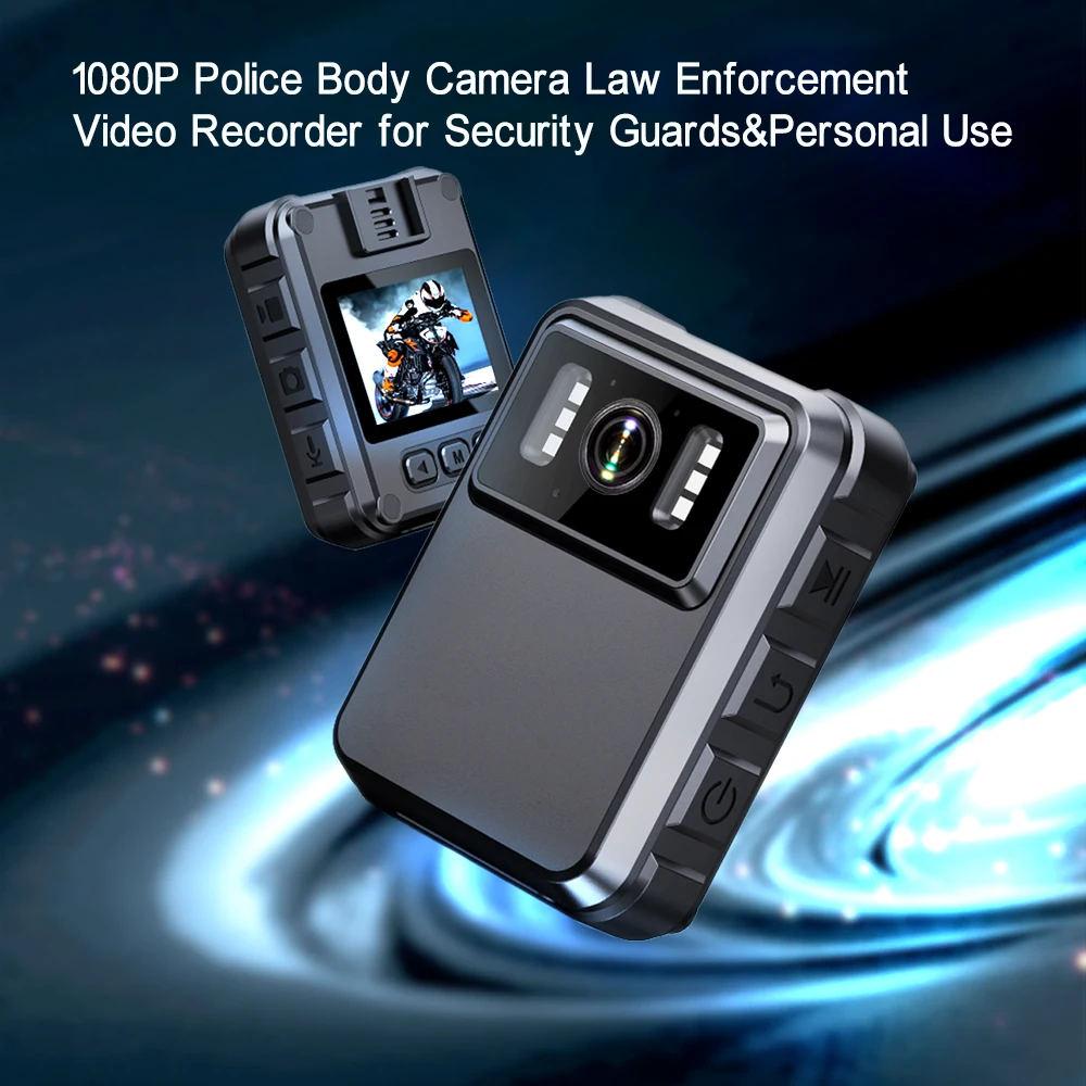 A23 Police Body Camera 1080P DVR Video Security Cam IR Night Vision Wearable Mini Camcorders Law Enforcement 14 Hours Recording