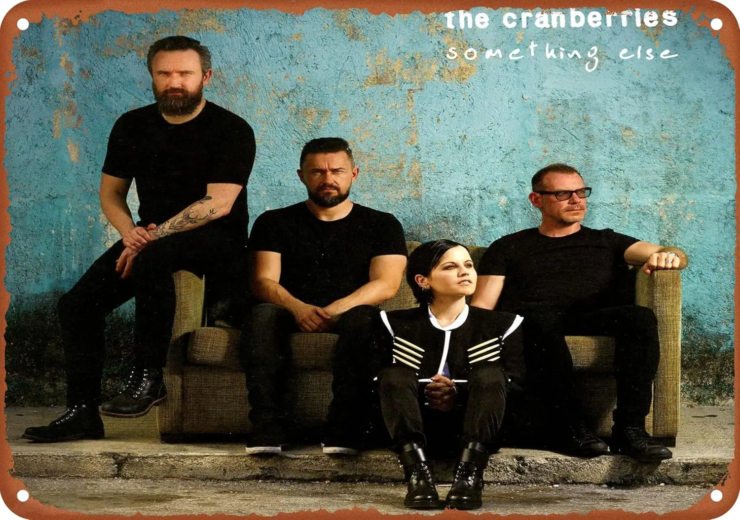 1pcs The Cranberries Dolores ORiordan Poter Metal Tin Sign Bar Living Room Decoration Plaque 8X12 Inch