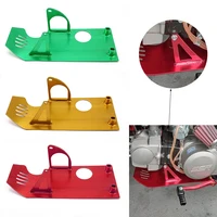 Placa de deslizamiento de motor de motocicleta, funda protectora de aluminio para Honda XR50 CRF50 Pit Dirt Bike 50cc 70cc 90cc 110cc 125cc 140cc Lifan