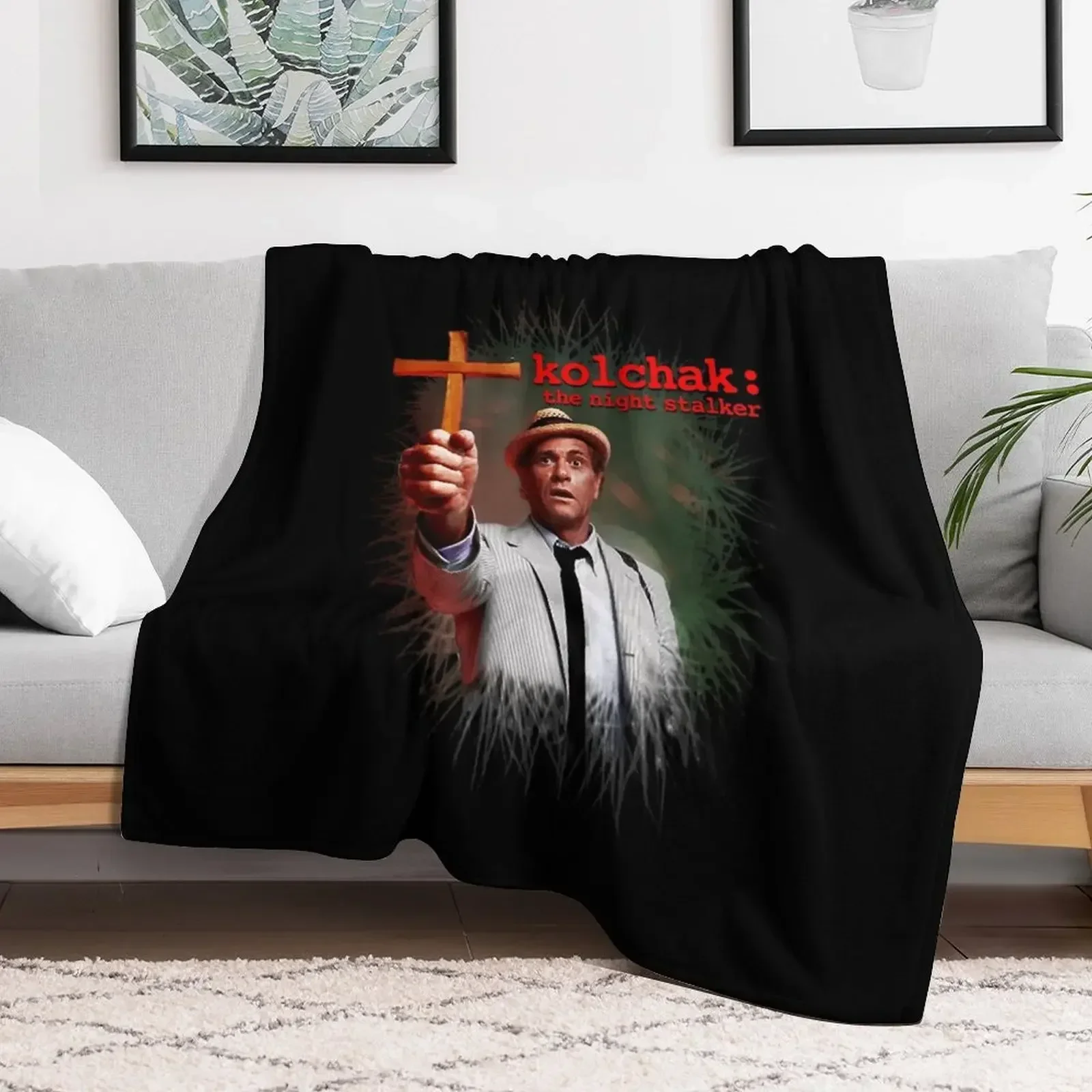 

Carl Kolchak - The Night Stalker Throw Blanket Furry Comforter sofa bed for sofa Blankets Plaid Plush Soft Blankets