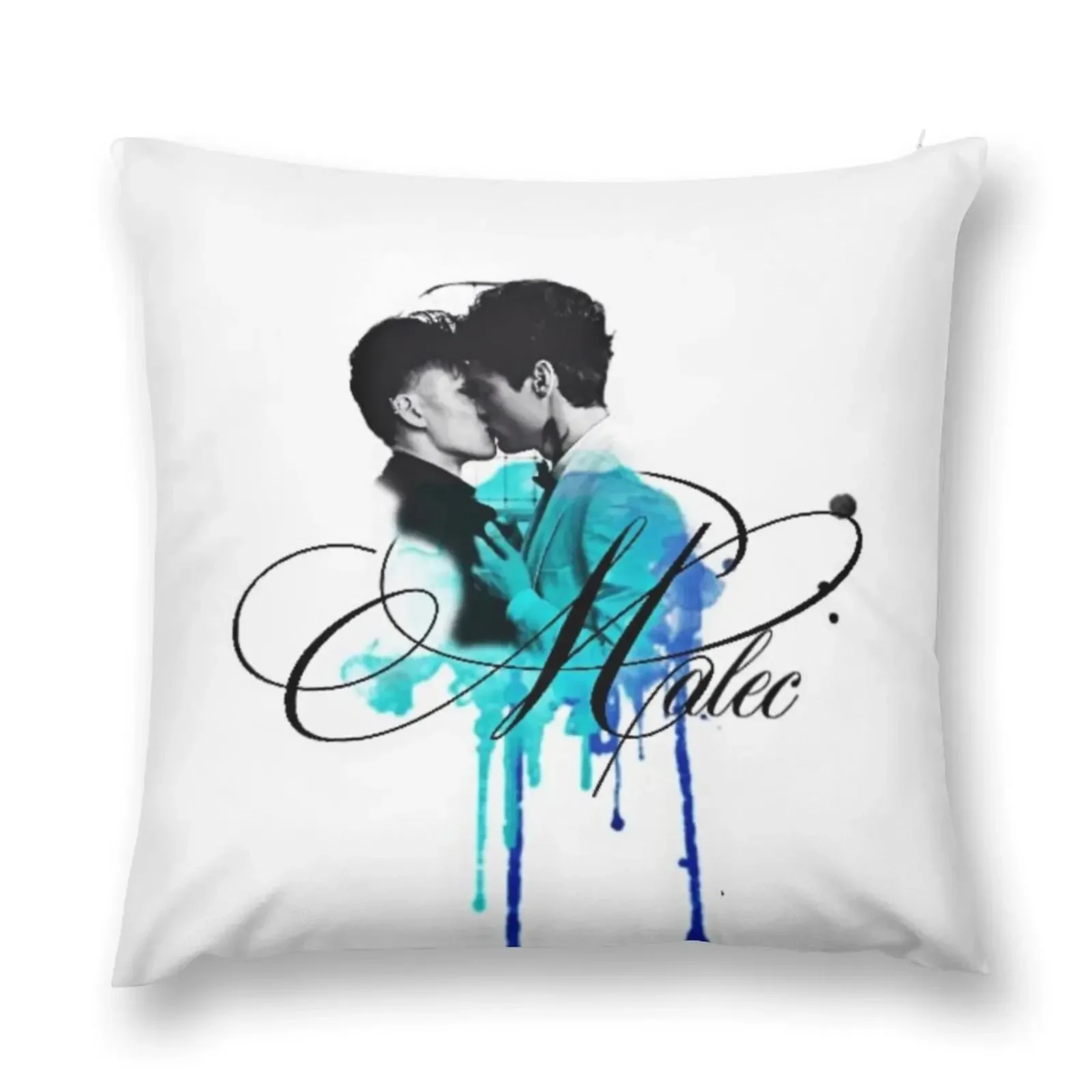 

Malec kiss (blue) Throw Pillow luxury home accessories sleeping pillows Christmas Throw Pillows Covers Pillow Cases pillow