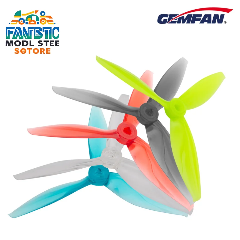 2 Pairs Of Gamfan Qianfeng'S New Flash 5144 5-Inch Lightweight And Efficient Propeller With Three Blades Compatible With 6s Popo