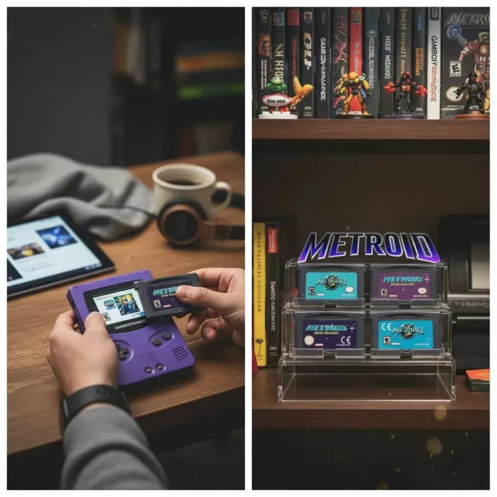GBA Game Cartridge Harvest Moon Series 32 Bit Video Game Console Card Friends of Mineral Town for GBA/SP/DS Harvest Moon Metroid view 6