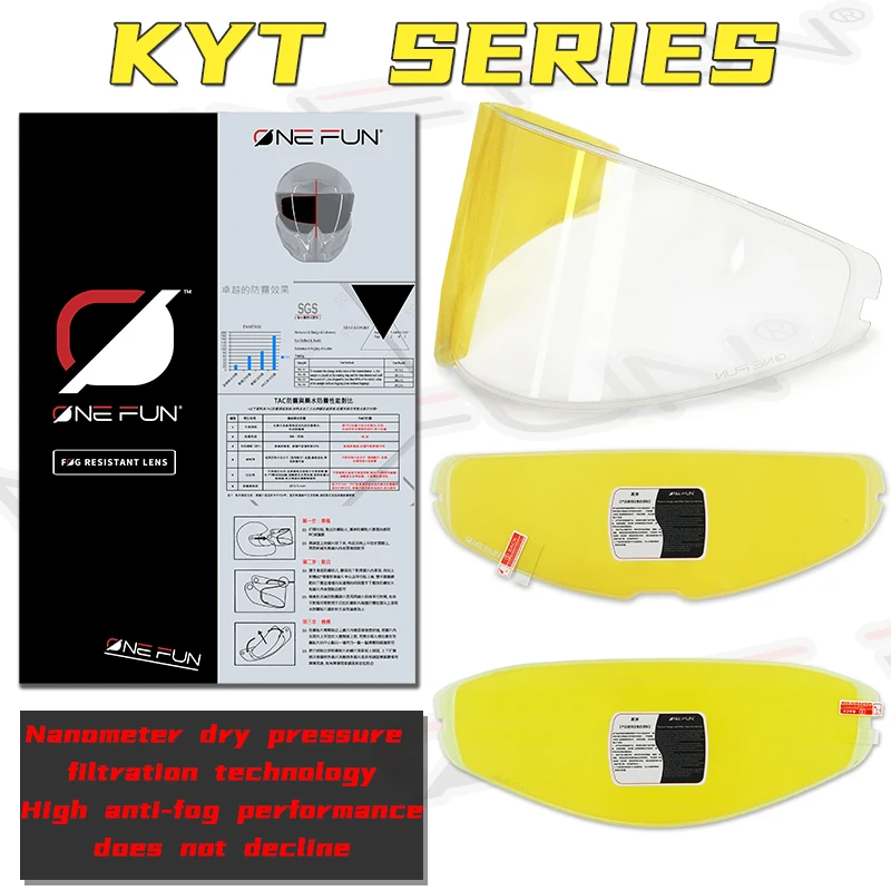 

Motorcycle Helmet Shield Anti Fog Film for KYT NFR R2R NX NZ NFJ ST TT TTC Clear Visor Insert Fog Resistant Waterproof Sticker