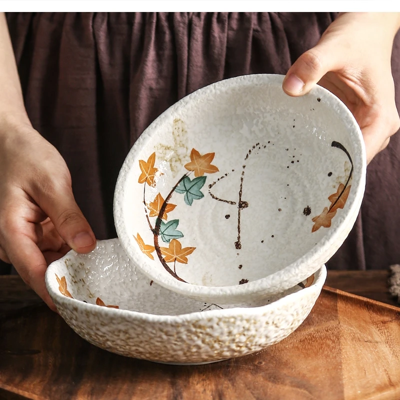 

Art Ceramic Food Dish Round Dessert Kitchen Sushi Hotel Restaurant Tableware