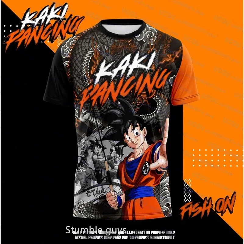 Herren Dragon Ball T-Shirt Jungen Kleidung Mädchen Rugby-Trikot Kakarot Damen Super Saiyan Blue Sportbekleidung