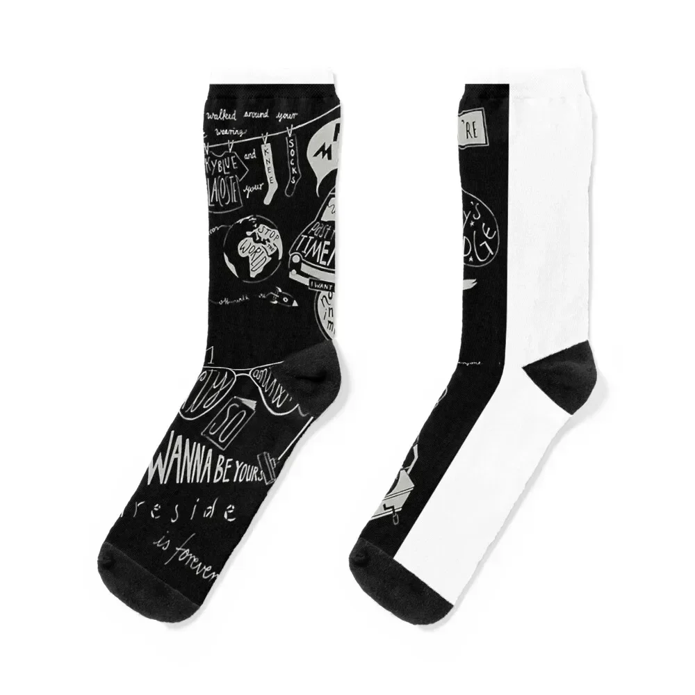 artic monkeys,artic monkey,punk,music,britpop Socks short loose Toe sports bright garter Luxury Woman Socks Men's
