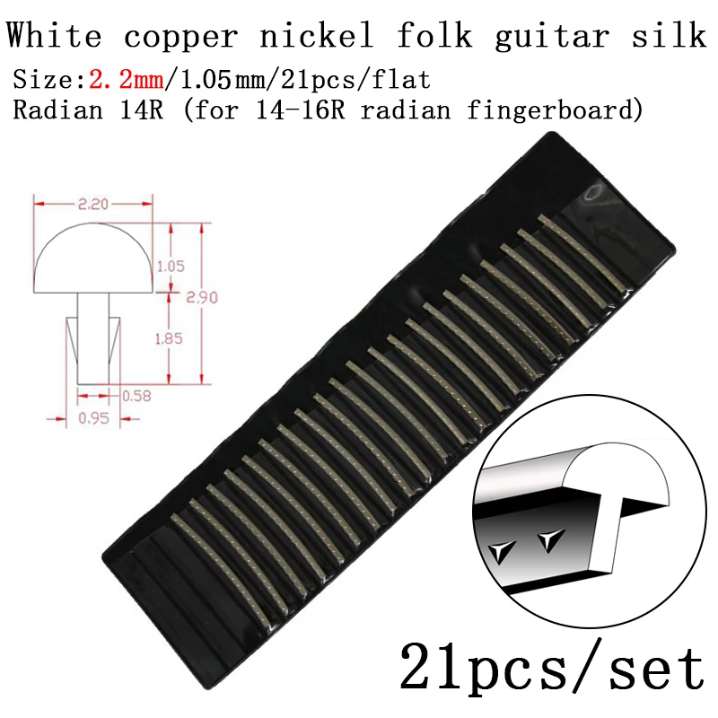 Guitar Frets Fret Wire For Acoustic Guitar Classic Guitar Nickel-copper/Stainless Steel 2.0MM / 2.2MM / 2.4MM