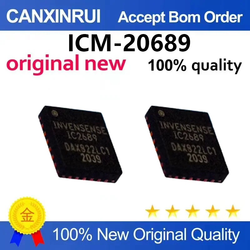 （5pcs-100pcs）Brand new original ICM-20689 ICM20689 patch QFN-24 six axis accelerometer sensor