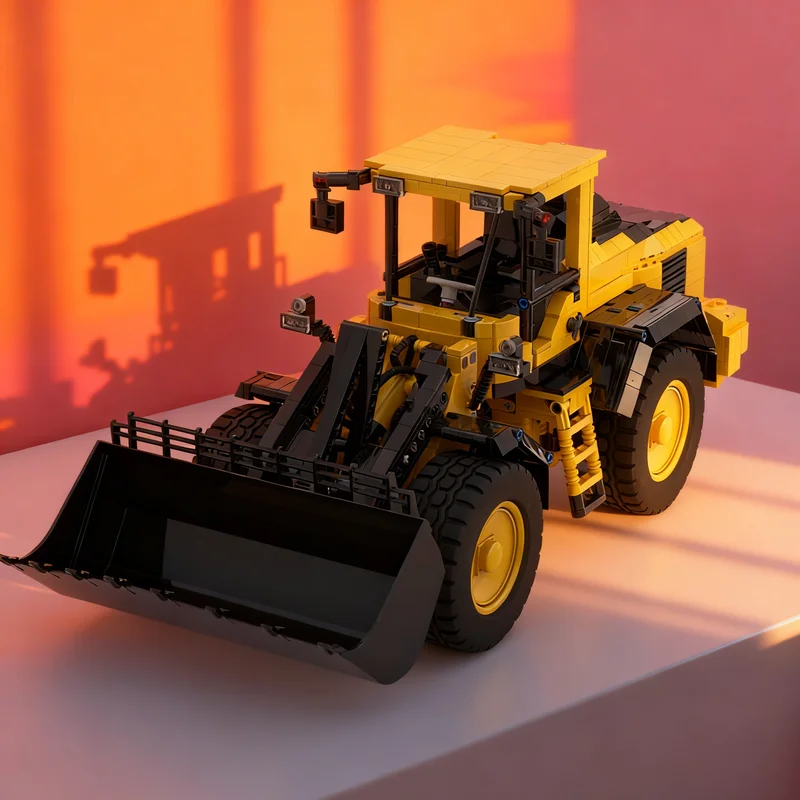 

2351pcs MOC Wheel Loader inspired by Technical Expert Builder Model Building blocks Architecture toy Christmas gifts Brick Kids