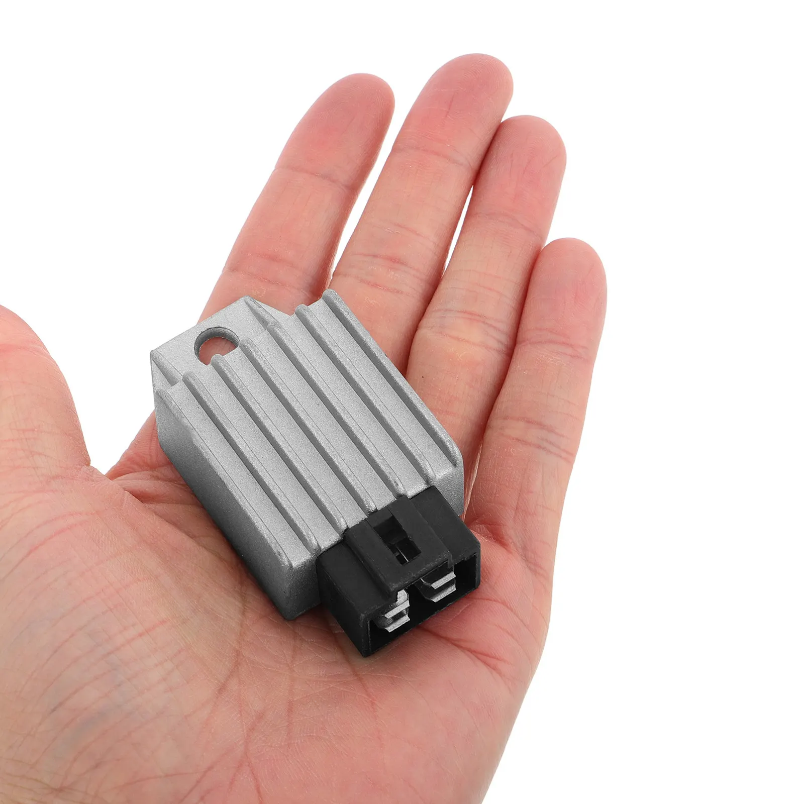 Aluminium 4-Pin Half- Stabilizer Rectifier Reliable Current Output Easy Fit for Atv Off-Road Dirt Bike Scooter