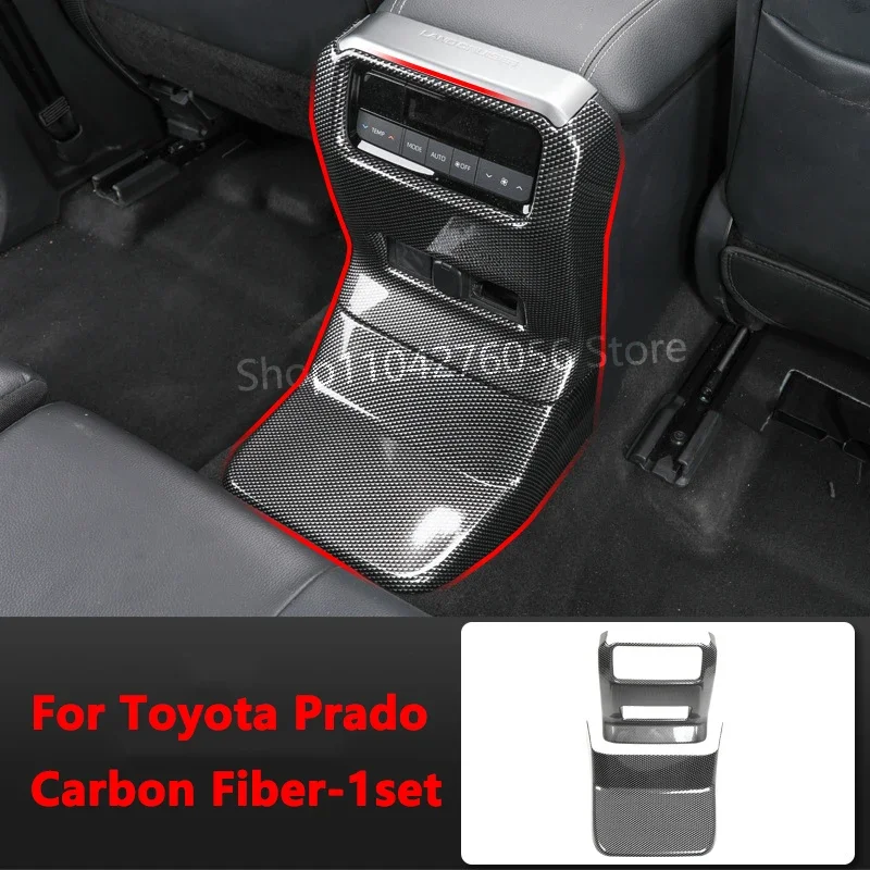 

For Toyota Land Cruiser 250 Prado LC250 2024 2025 Rear Air Vent Anti-kick Board Protective Cover Car Accessories