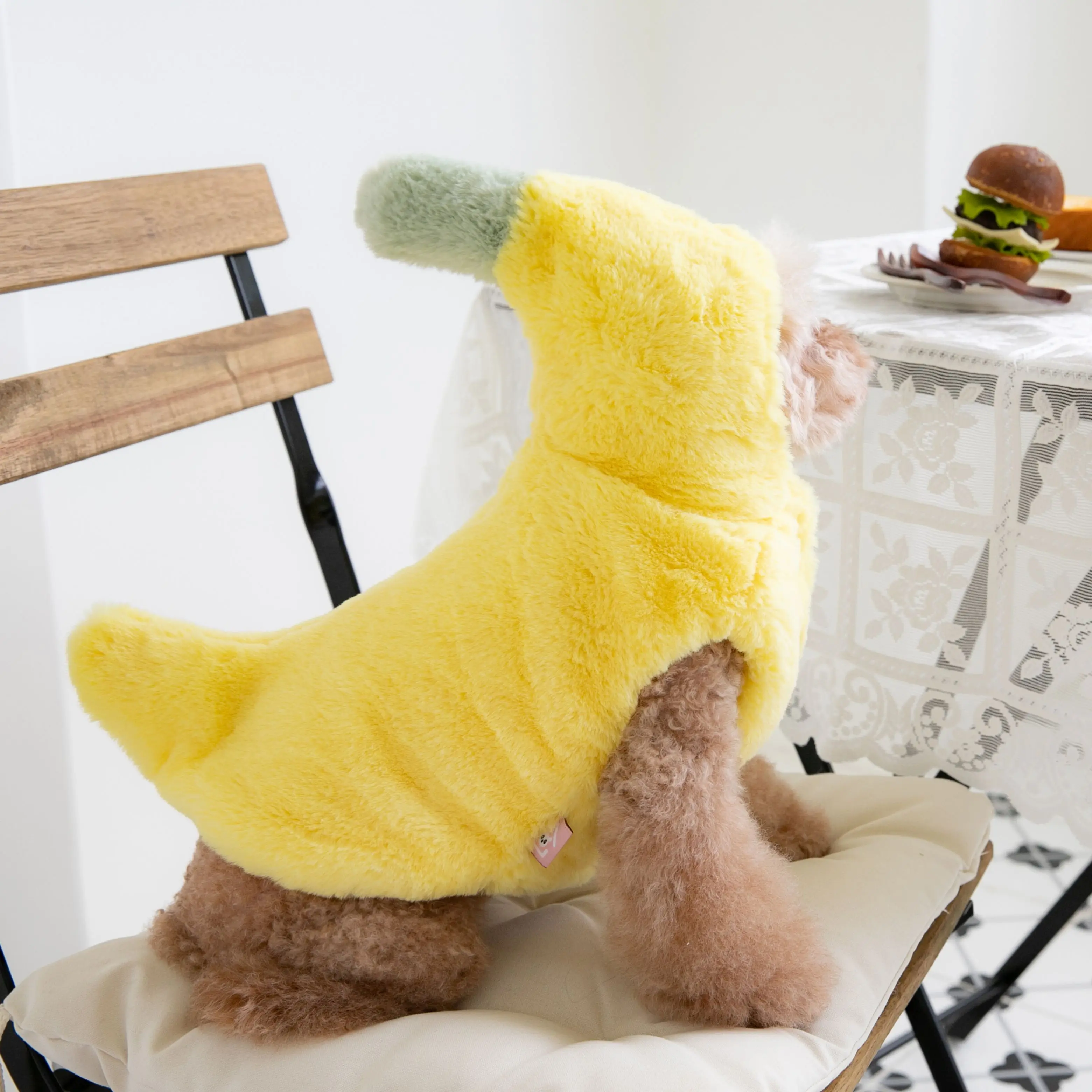 

Plush Banana Transform Pet Costume, Warm Coat, Cute Dog Clothes, Cat Clothes, Halloween, Christmas, Autumn, Winter