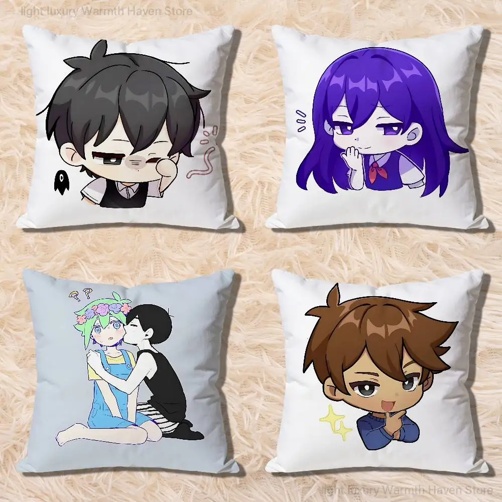 

Game O-Omori Pillow Cases for Bedroom Living Room Sofa Home Decor Polyester Cushion Cover with Zipper