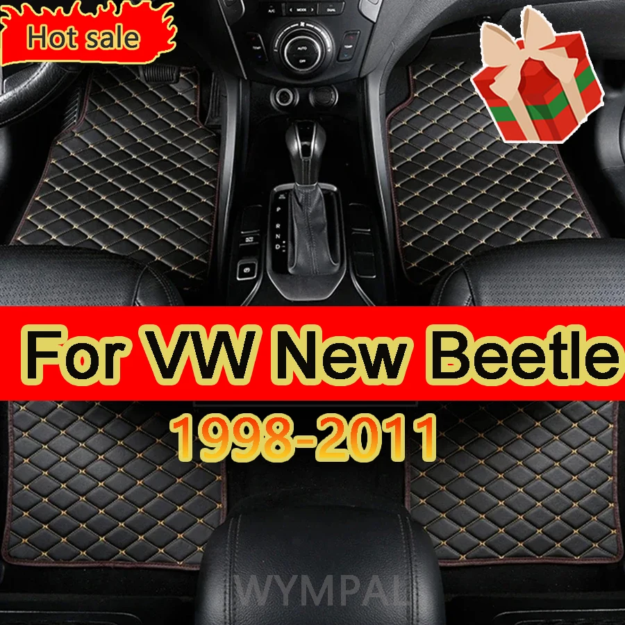 Car Floor Mats For VW VW New Beetle Convertible 1998~2011 Waterproof Rug Tapetes Para Automovil Car Mats Car Accessories