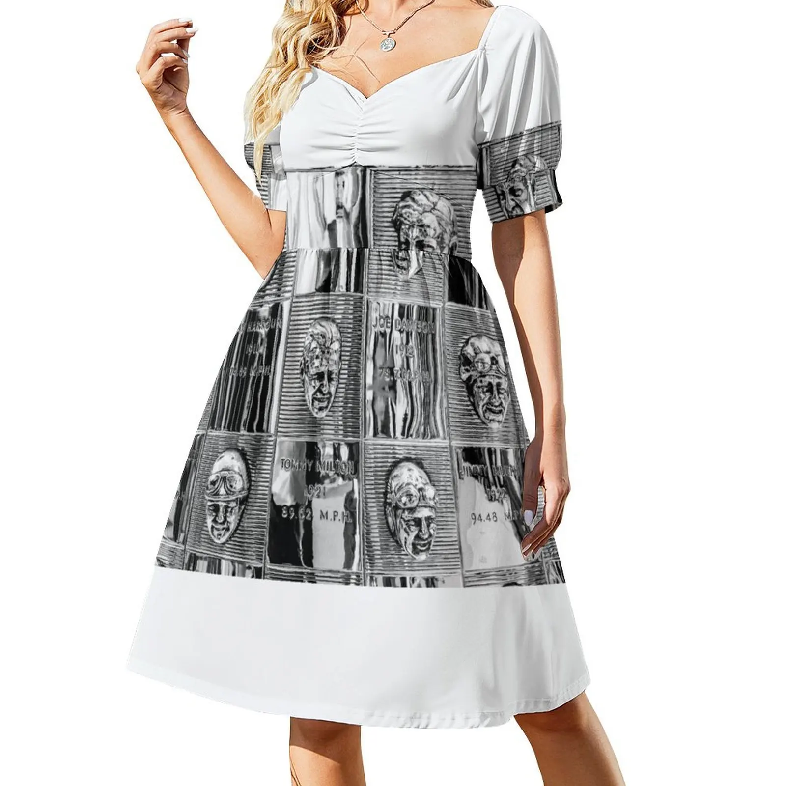 

Borg-Warner Trophy Indianapolis 500 Short-Sleeved Dress dresses for women 2025 luxury dress