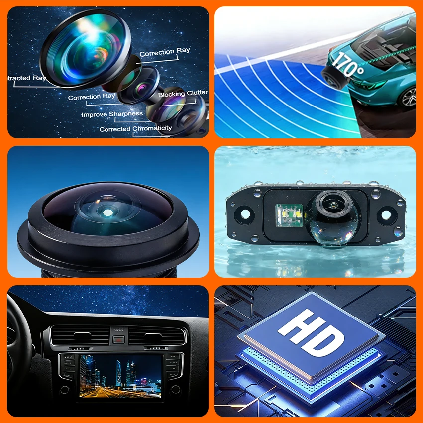 Rear View Reverse Camera Full HD Night Vision Backup Camera For Volvo V70 V70 II MK2 2000 2001 2002 2003 2004 2005 2006 2007 CCD