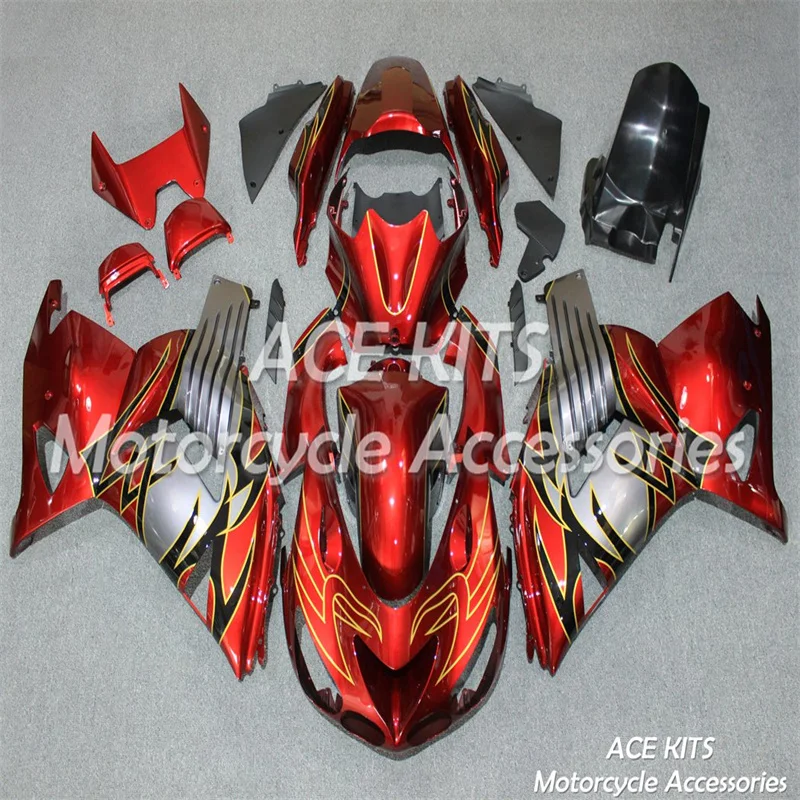 

New ABS motorcycle Fairing For kawasaki Ninja ZX-14R ZZR1400 2006 2008 2011 Various Color Patterns Can Be Customized No.1078