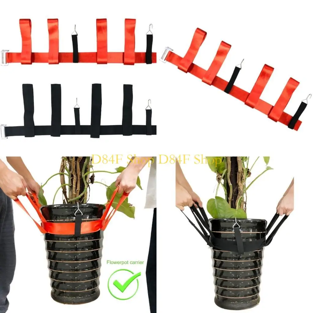

D84F Высокопрочный подъемный ремень для перемещения горшечных растений, позволяющий легко и безопасно перемещать садовые