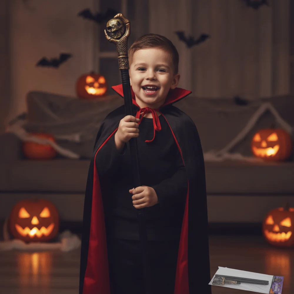 Plastic Pharaoh Claw Scepter Stage Performance Vintage Halloween Scepter Black Role Play Kids Costume Cane Christmas Show