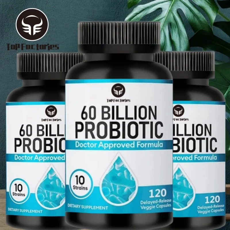 

Daily Probiotic Supplement for Adults Men Women Boosts Fat Metabolism Enhances Digestion Supports Gut