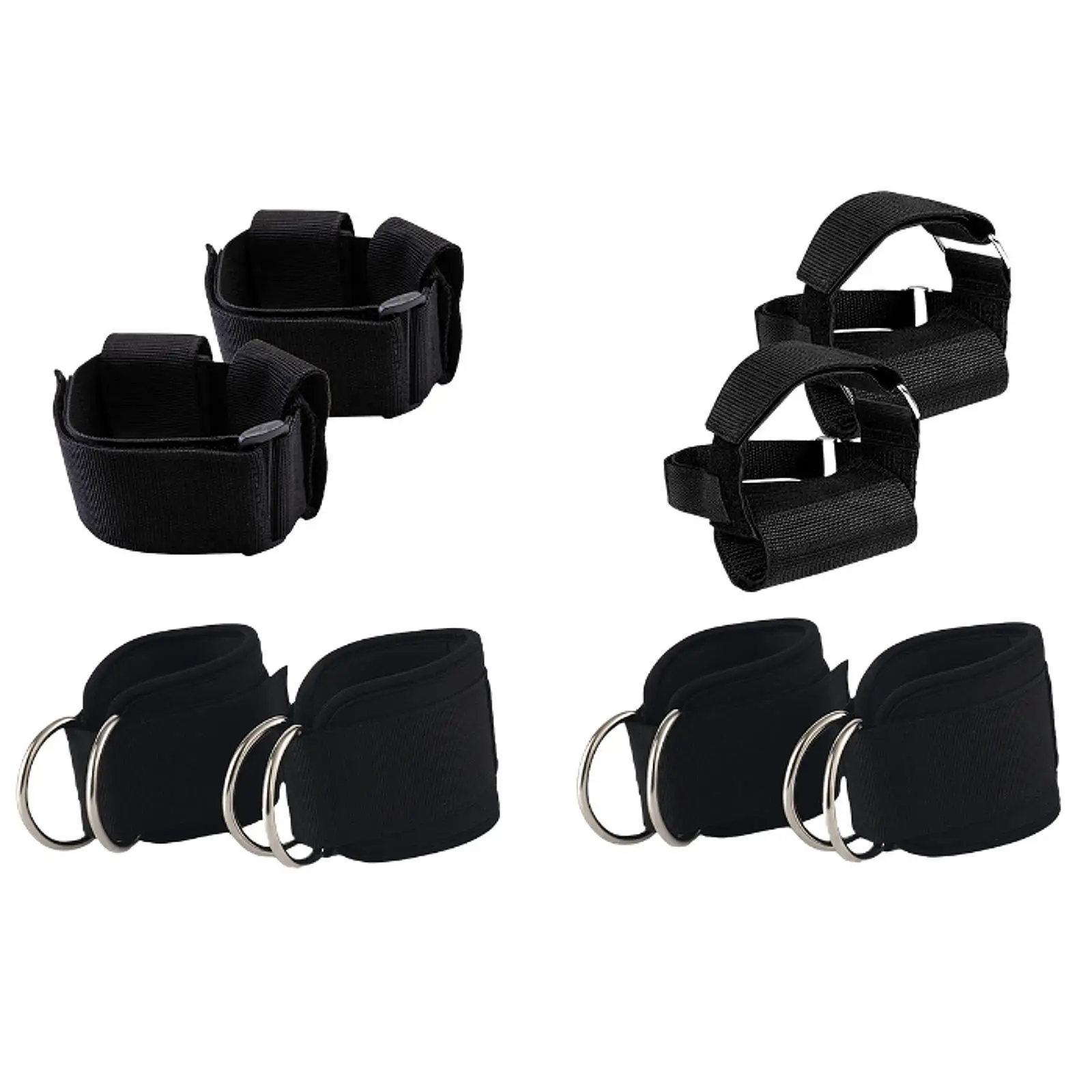 2Pcs Dumbbell Ankle Strap Tibialis Trainer Legs Straps Dumbbell Attachment