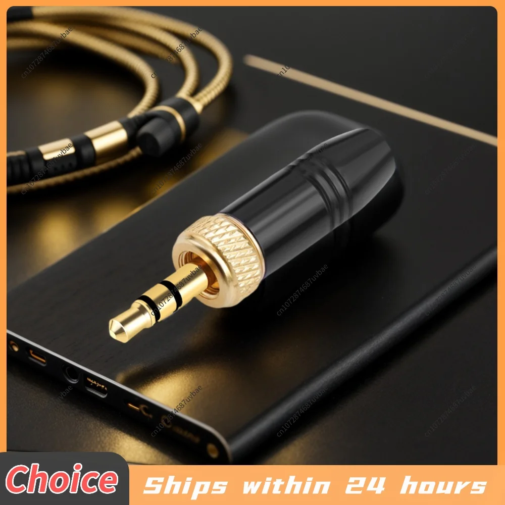 3.5mm Plugs with M6 Internal Thread Stereo Male Plug Headphone Audio Plug for UWP-D21 UWP-D22 for Sennheiser Microphone