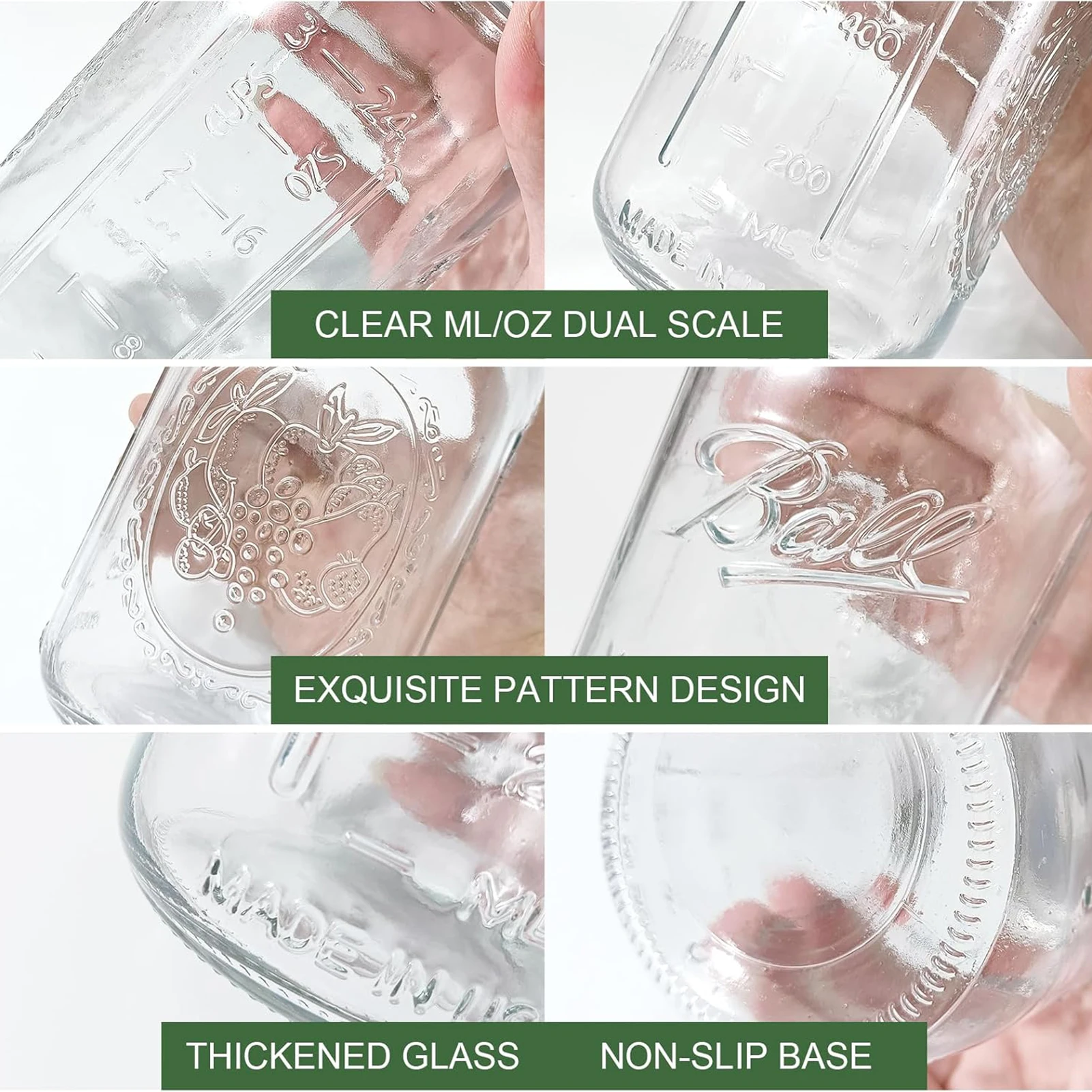 2Pcs Mason Jar Ferm…