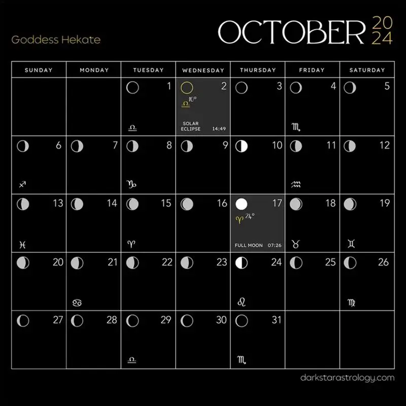 STRATravelling Enthusiast 2024 Calendar, 2024 Wall Calendar, Goddess Tarot, Full Moon Phase Tracking, Lunar Phases, Decorative Art, 2024