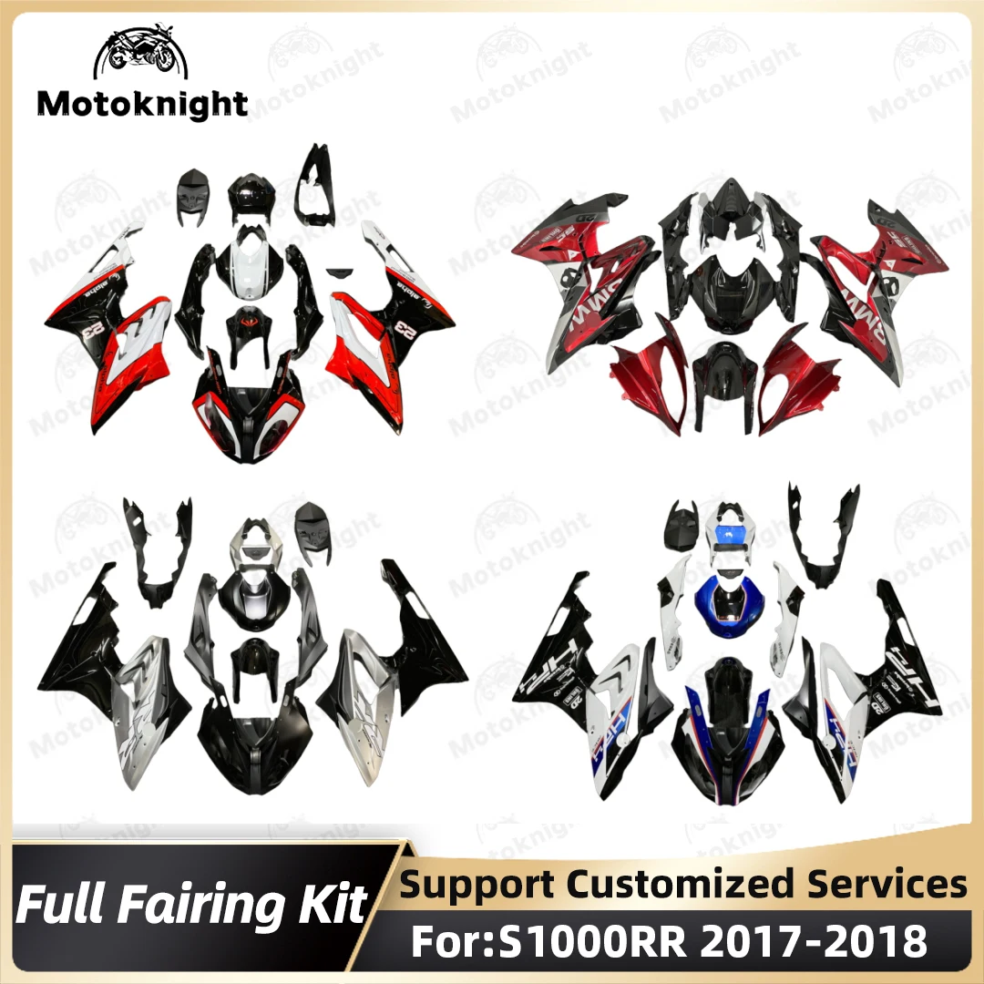

Motorcycle Fairing Kit ABS Plastic Body Bodywork Injection mold Bodykit For S1000 17 18 S1000RR S1000 RR 2017 2018 Fairings zxmt